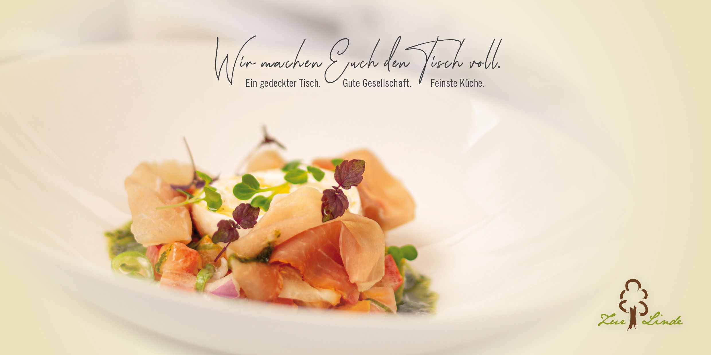 Wir machen Euch den Tisch voll.